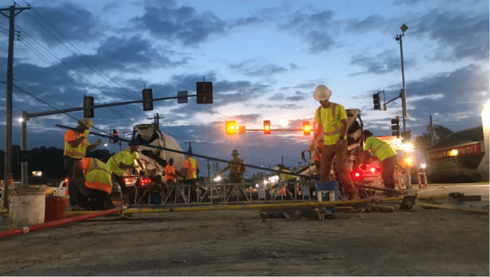 Crew Concrete Work